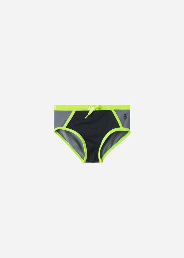 Černé dětské plavky calzedonia malindi