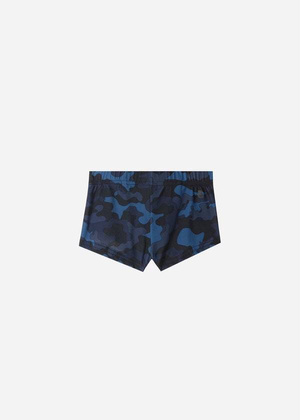 modré dětské plavky calzedonia panama