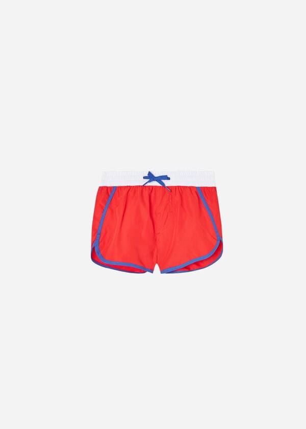 Červené dětské eko plavky calzedonia venice