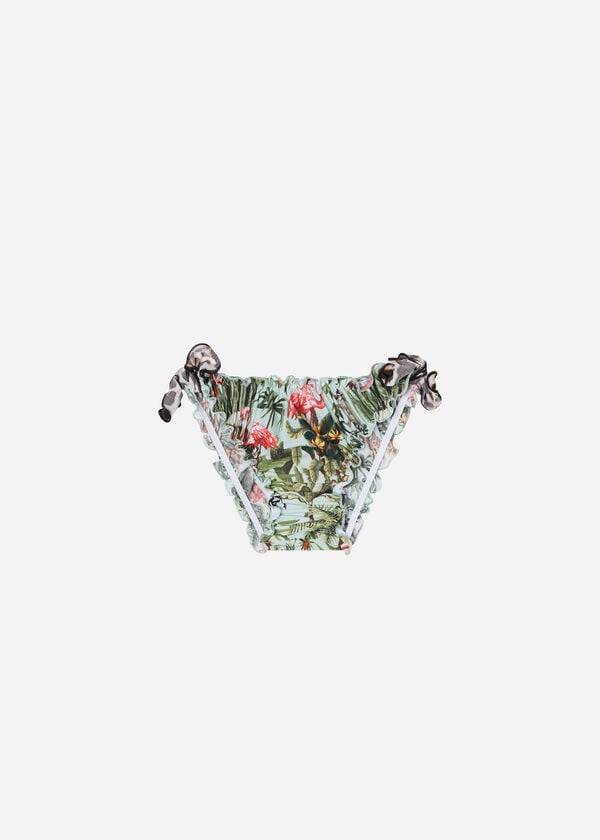 dětské eko plavky calzedonia bottom nairobi zelené