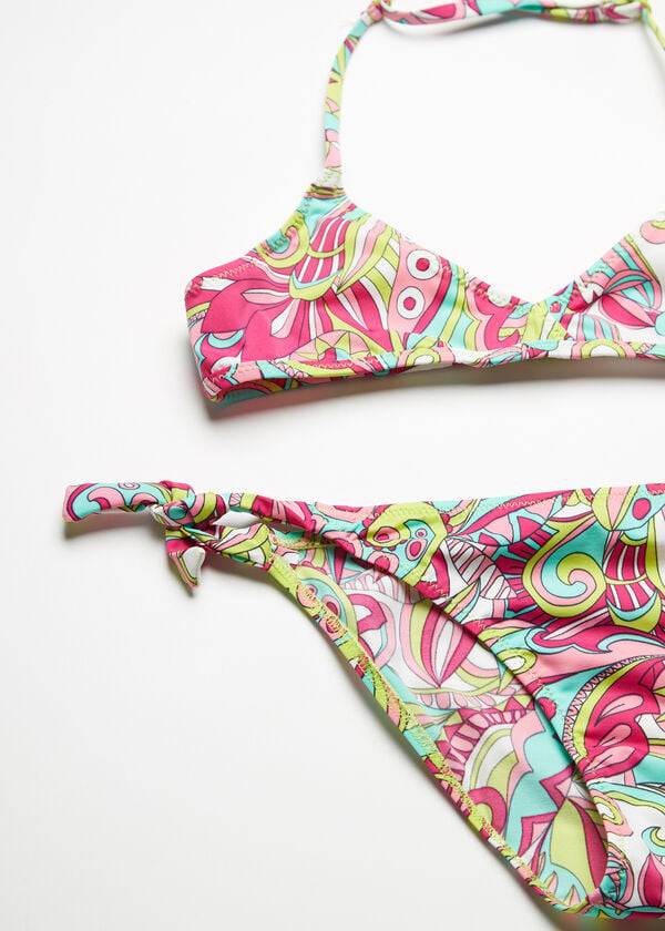 vícebarevné dětské dvoudílné plavky calzedonia londra
