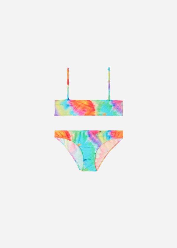 dětské dvoudílné plavky calzedonia orlando vícebarevné
