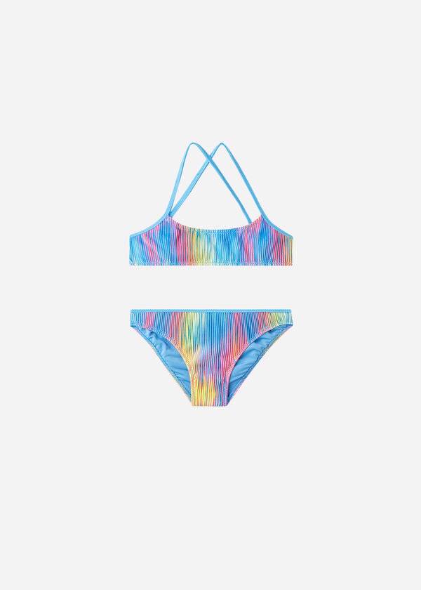 vícebarevné dětské dvoudílné plavky calzedonia maiorca