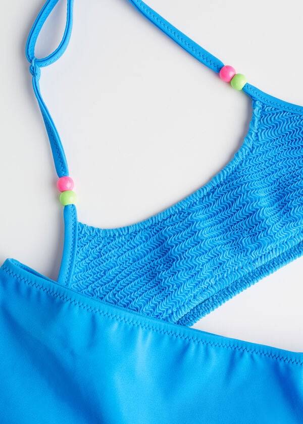 dětské dvoudílné plavky calzedonia san diego v tílku modré