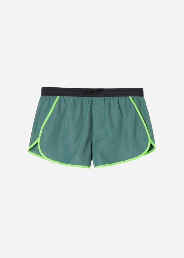 pánské plavky calzedonia venice beach zelené