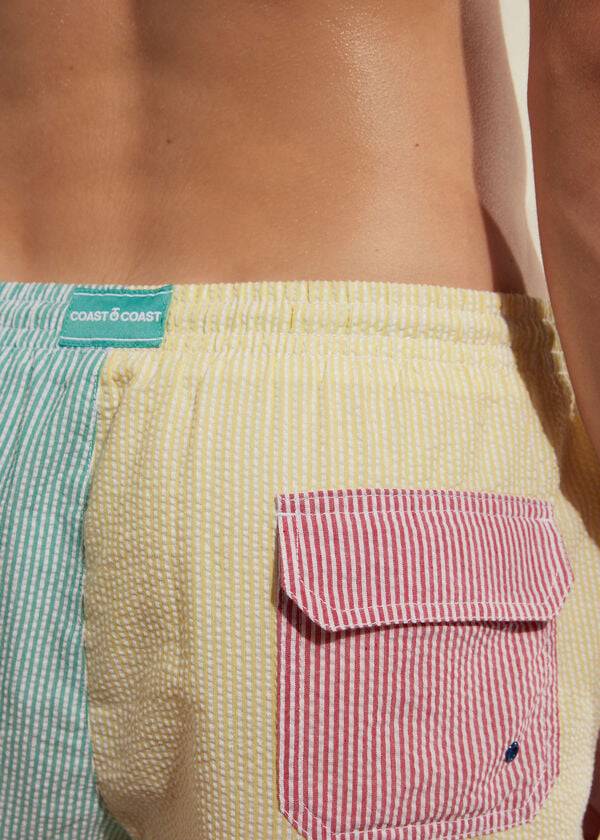 vícebarevné pánské plavecké šortky calzedonia formentera