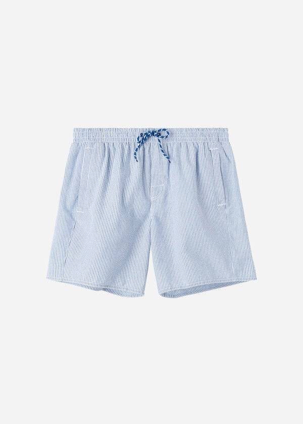 pánské plavecké šortky calzedonia formentera modro-bílé