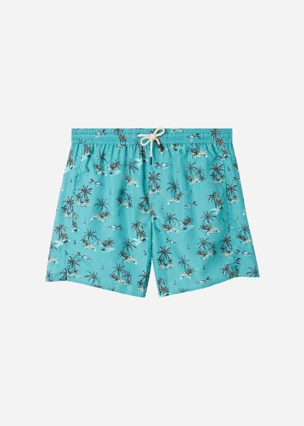pánské zelené plavky calzedonia formentera sport