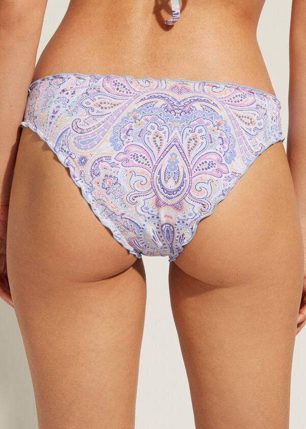 dámské bikinové kalhotky calzedonia amalfi modré