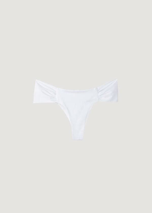 bílé dámské ekologické bikiny calzedonia brazilian indonesia