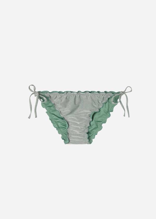 dámské bikinové kalhotky calzedonia brazilian string formentera šedé barvy