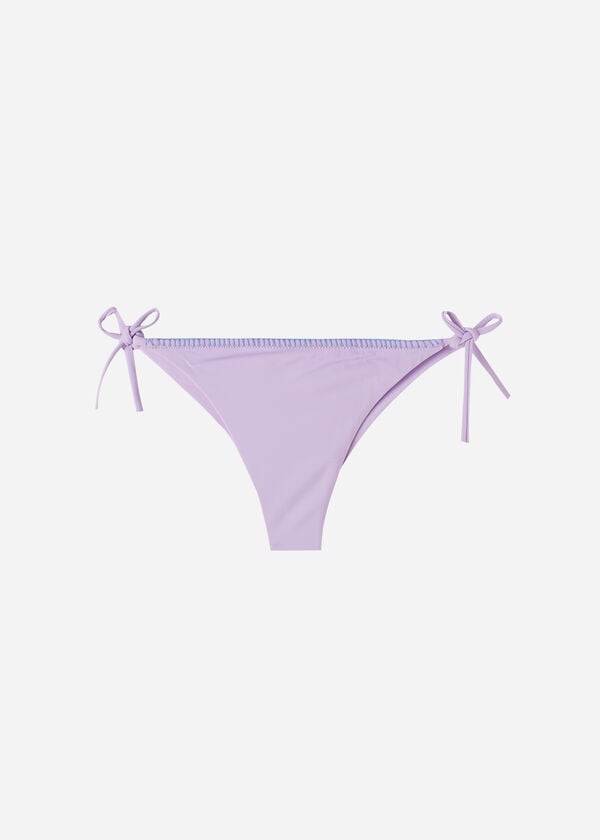 fialové dámské spodní díly bikin calzedonia brazilian string tel aviv