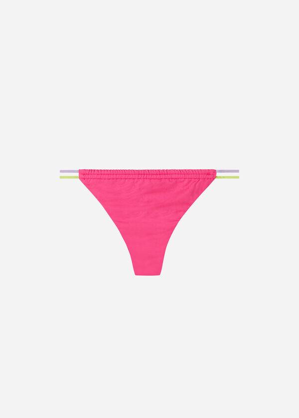 dámské bikinové kalhotky calzedonia brazilian string tokyo eco růžové