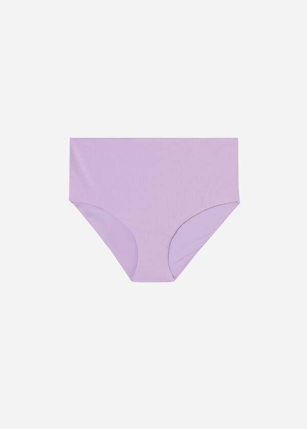 dámské bikiny calzedonia high shaper waist indonesia eco v fialovém provedení
