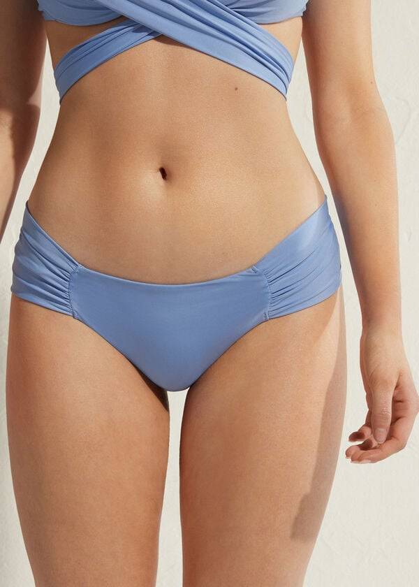 calzedonia indonesia eco dámské spodní díly bikin modré