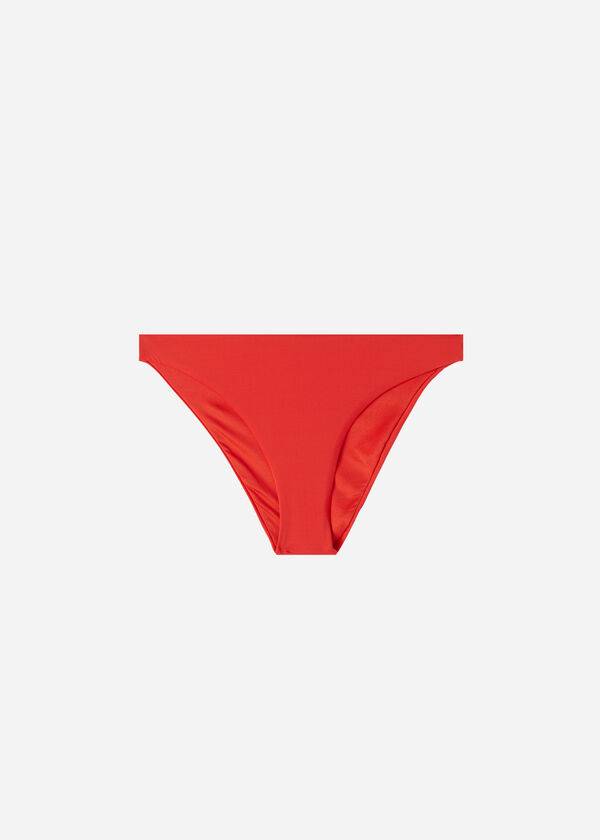 dámské ekologické bikinové kalhotky calzedonia indonesia červené