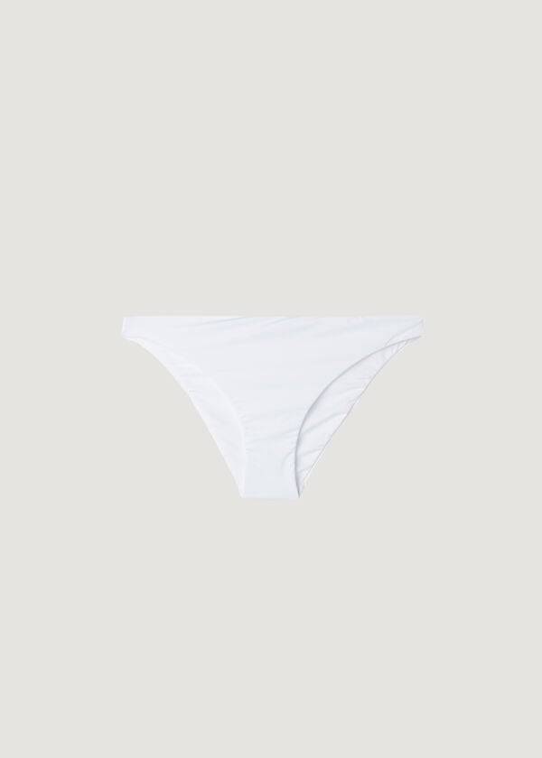 dámské bikinové kalhotky s nízkým pasem calzedonia indonesia eco bílé