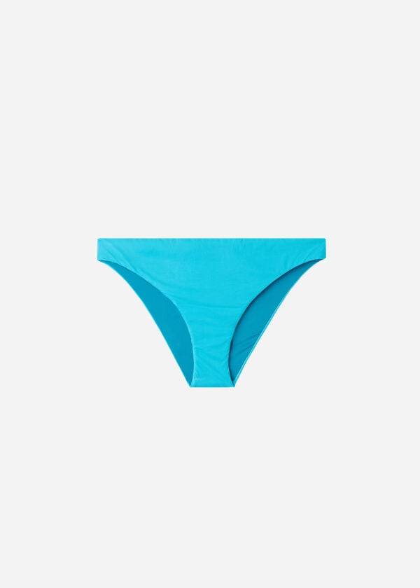 dámské bikinové kalhotky calzedonia indonesia eco s nízkým pasem tyrkysové