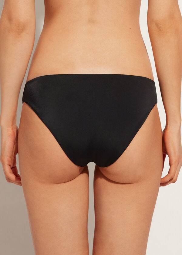 Černé dámské bikinové kalhotky calzedonia s kamínky shanghai