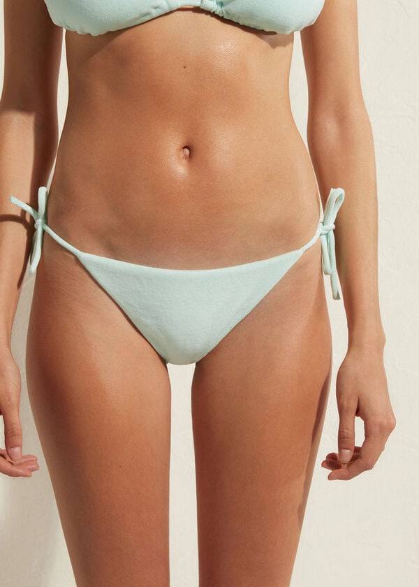 dámské bikinové kalhotky calzedonia string beverly hills eco modré