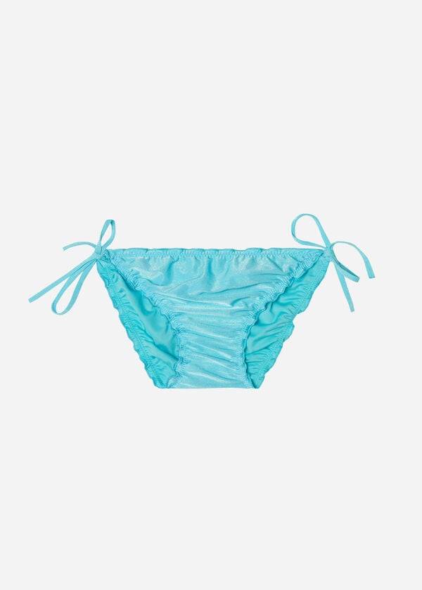 dámské tyrkysové bikinové kalhotky calzedonia string formentera