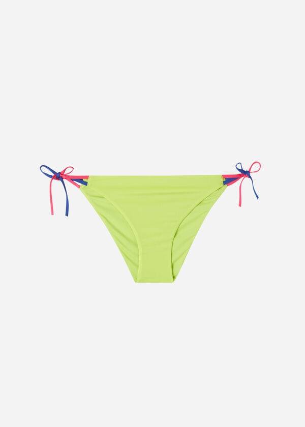 dámské zelené bikinové kalhotky calzedonia string tokyo