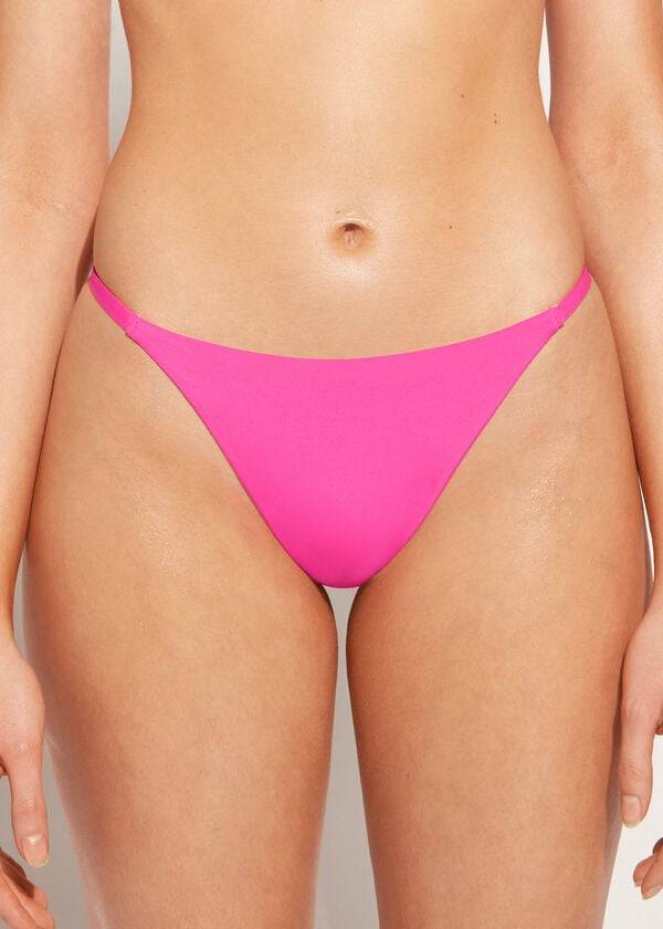 dámské ekologické tanga calzedonia růžové