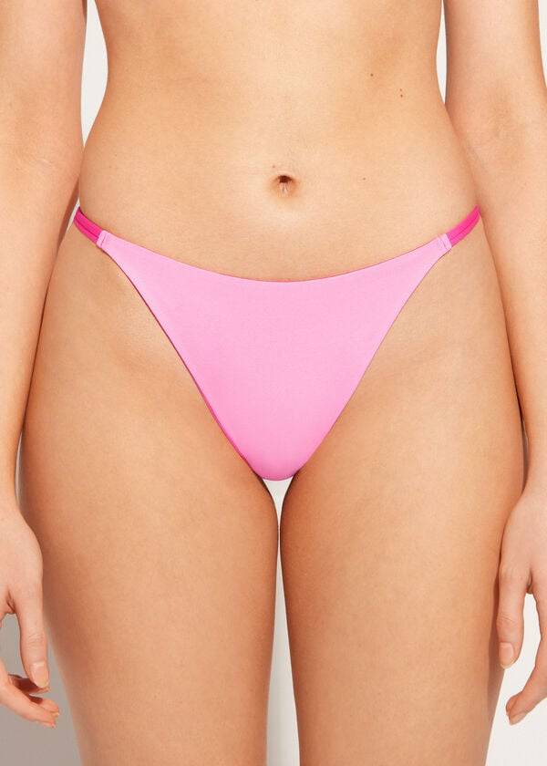 dámské ekologické tanga calzedonia růžové