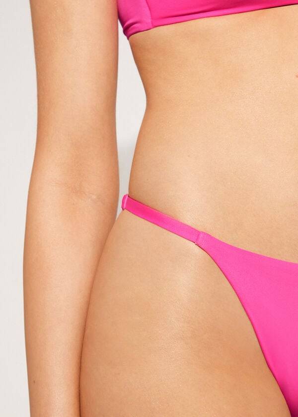 dámské ekologické tanga calzedonia růžové