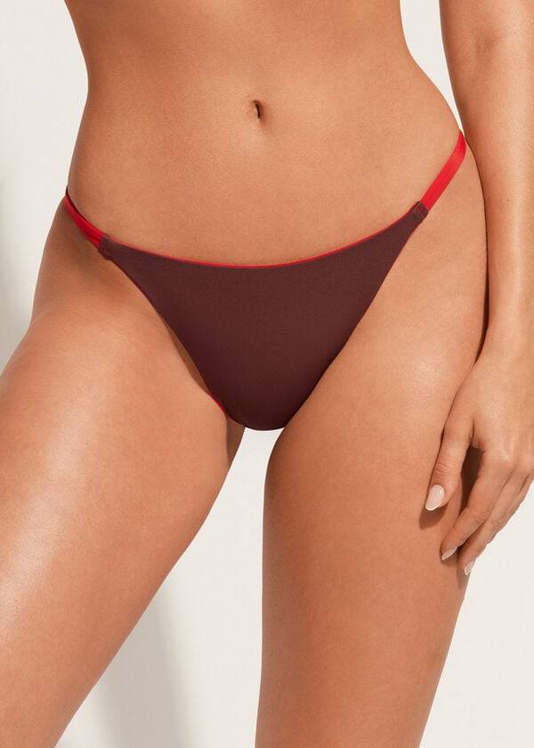 dámské kalhotky calzedonia thong indonesia eco červené
