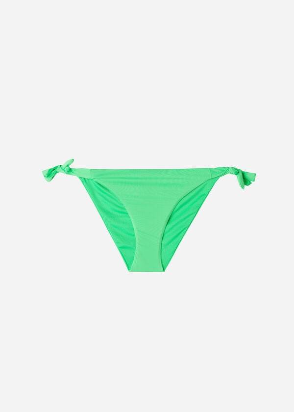 dámské ekologické bikinové kalhotky calzedonia tied indonesia v mátové barvě