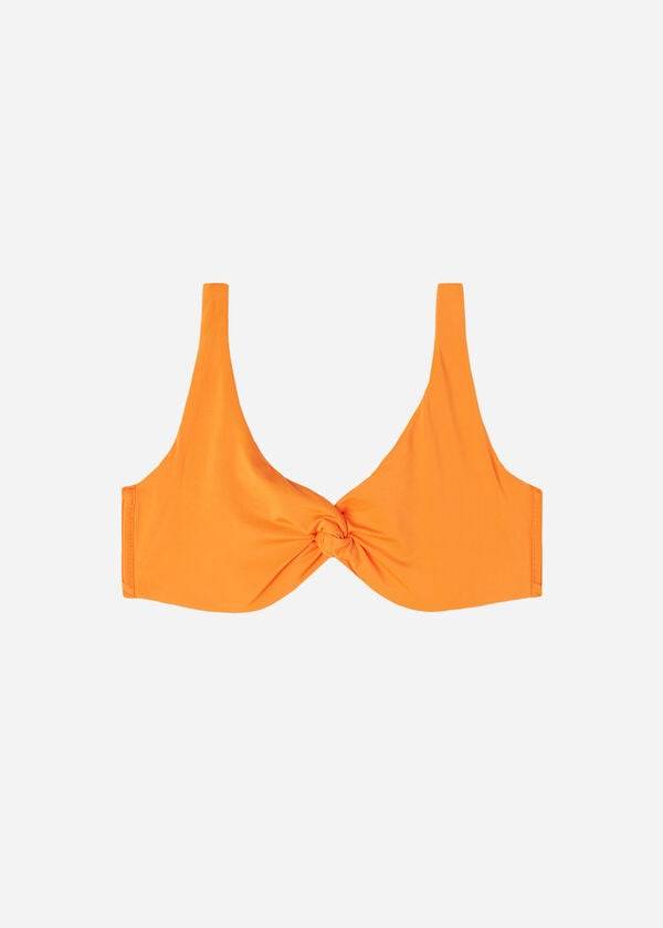 oranžové dámské topy bikin calzedonia balconette indonesia eco