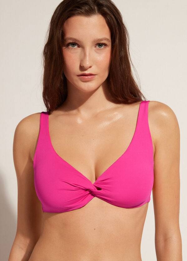 dámské calzedonia balconette indonesia eco cobey bikini tops pink