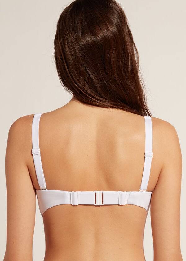 bílé dámské topy bikin calzedonia balconette indonesia eco cobey
