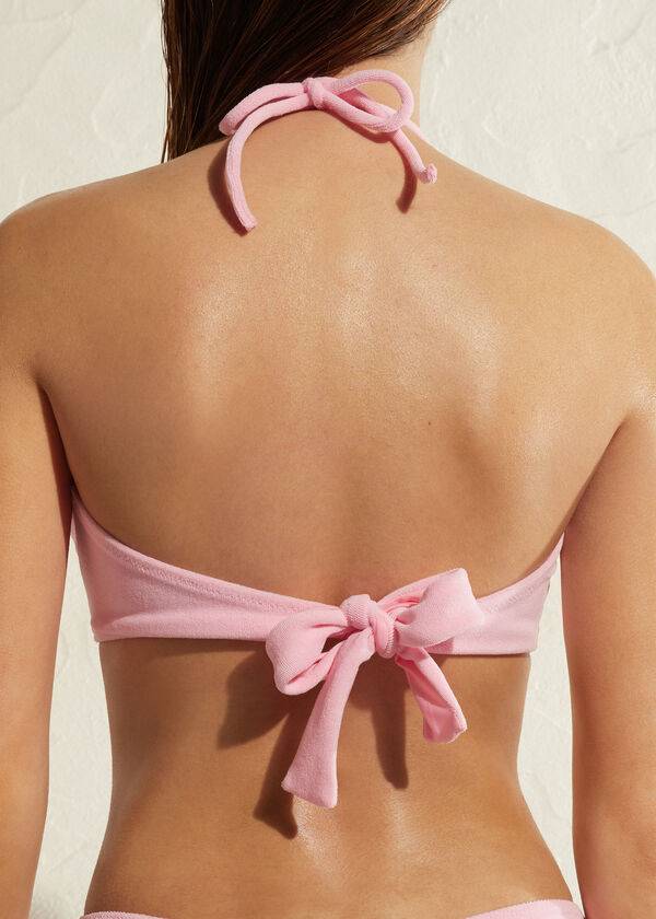 dámské bikinové vršky calzedonia se stahovací šňůrkou beverly hills eco růžové