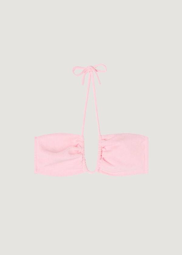 dámské bikinové vršky calzedonia se stahovací šňůrkou beverly hills eco růžové