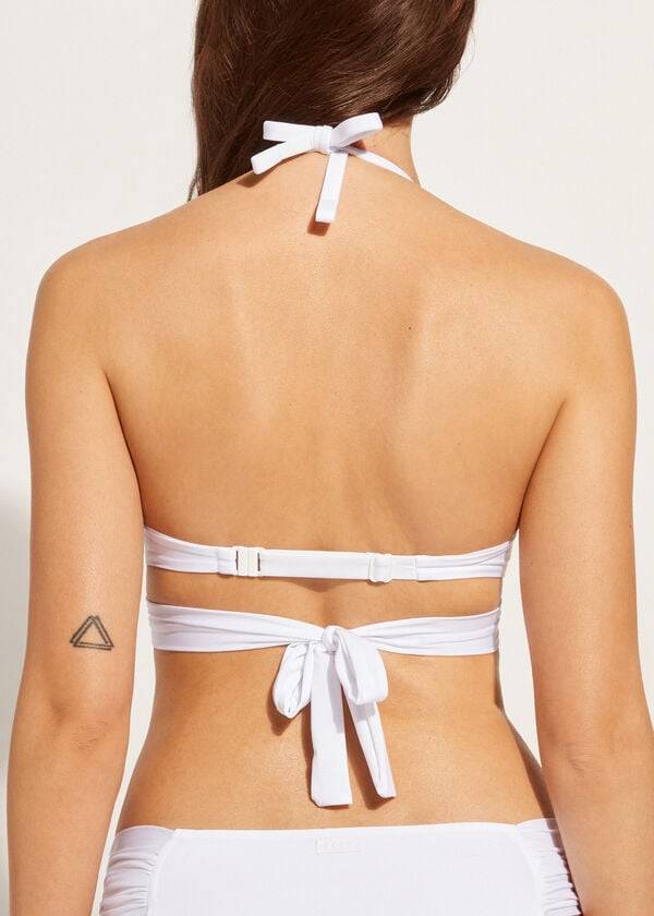 dámské bílé plavky calzedonia graduated padded push up indonesia