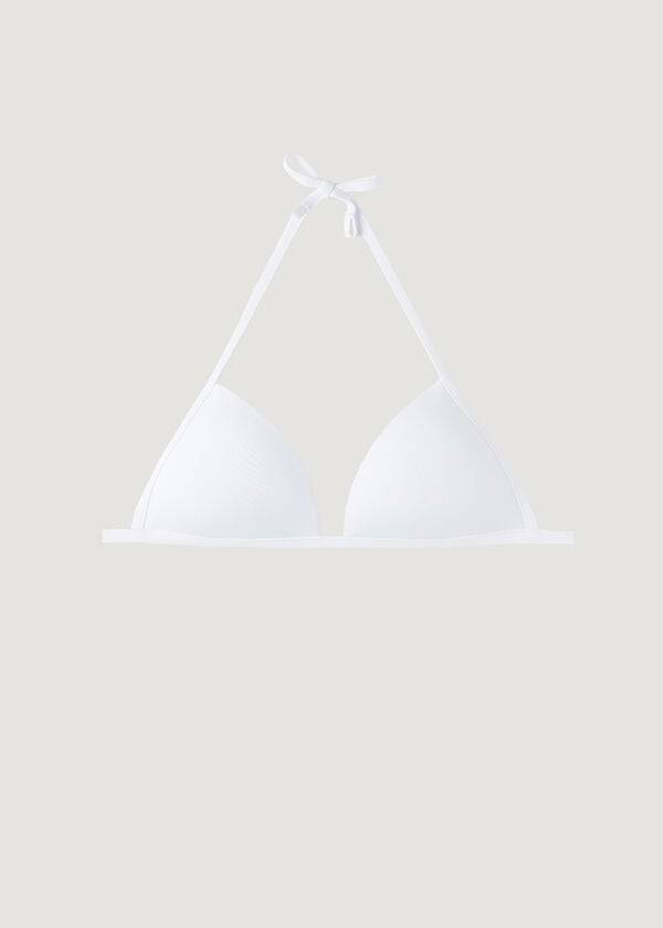 dámské bílé bikinové vršky calzedonia graduated soft triangle indonesia