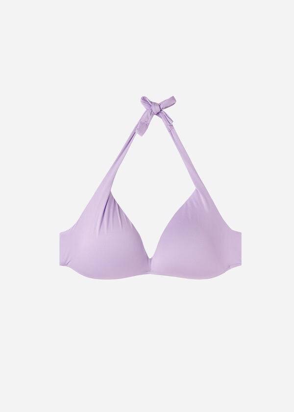 calzedonia polstrovaný trojúhelník indonesia eco štrasové dámské topy bikin fialové
