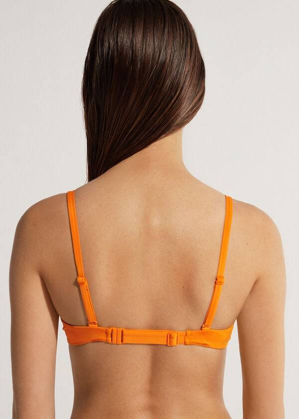 calzedonia push up indonesia eco dámské topy bikin oranžové