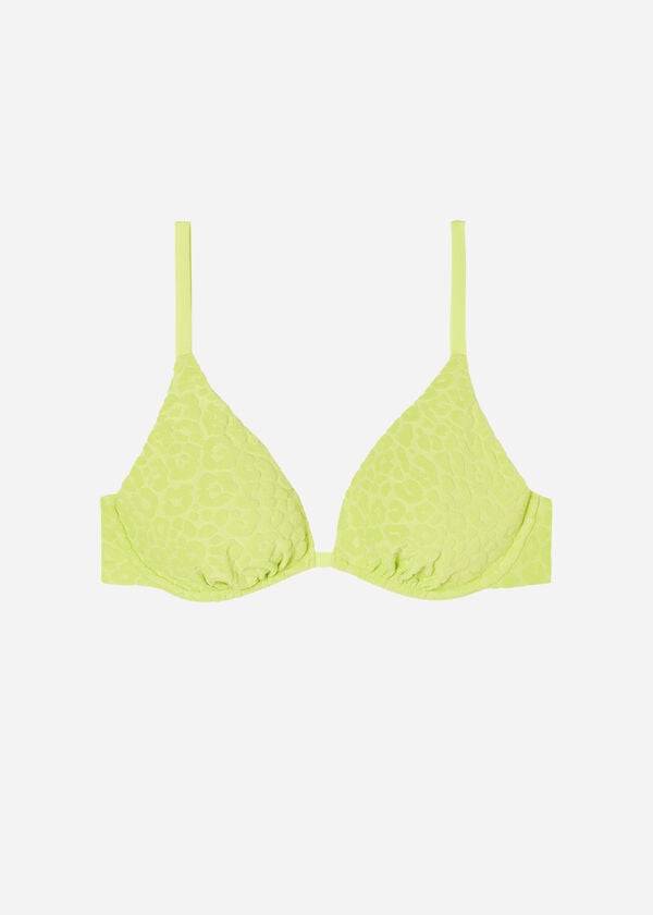 zelené dámské odnímatelné vycpávky z push-up bikin calzedonia bangkok