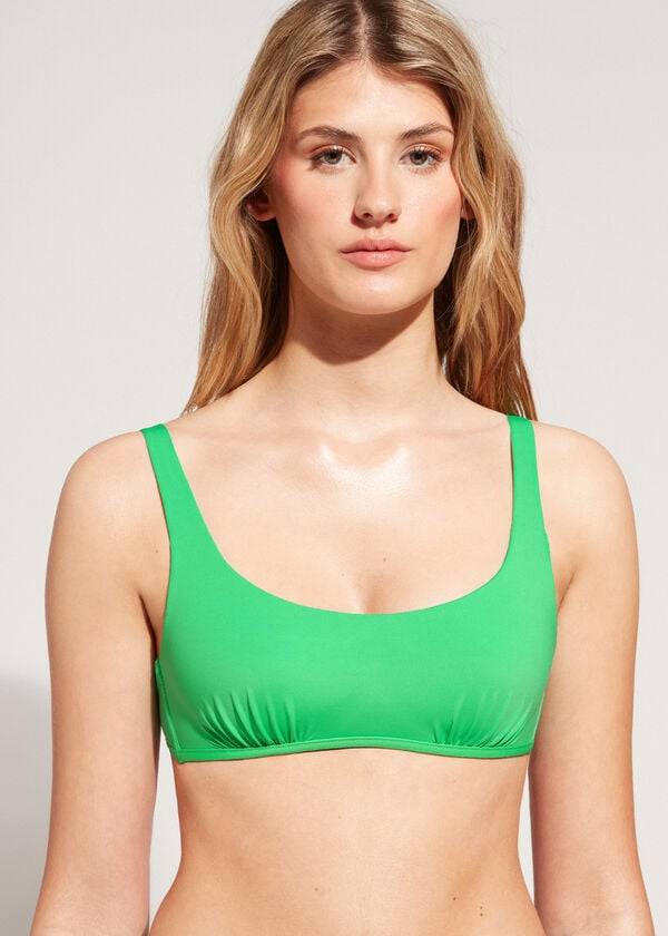 zelené dámské topy bikin calzedonia tank style indonesia eco rosa