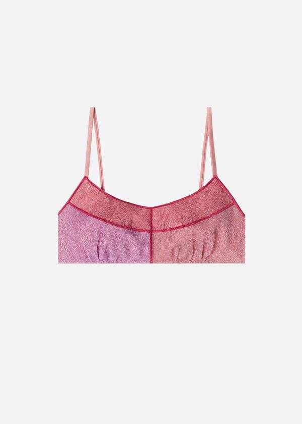 dámské topy plavek calzedonia tank style lamé lisbona bikiny pink