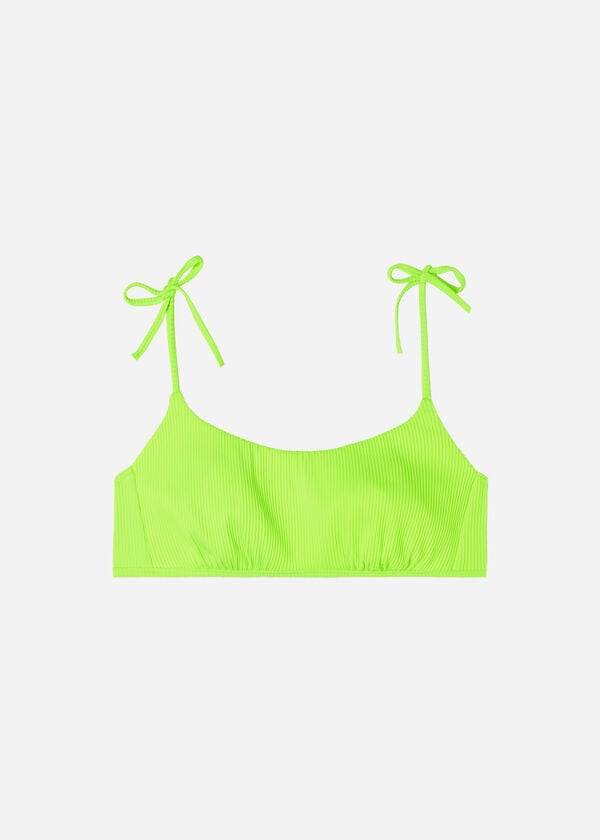 dámské bikinové vršky calzedonia tank style new york v zeleném provedení